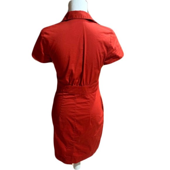 The Limited Red V Neck Dress Size 2 - Picture 2 of 4